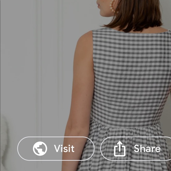 Sweet heart gingham dress - Picture 3 of 6